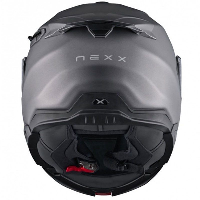 Nexx X.Lifetour Plain matta titaani flip-up moottoripyöräilykypärä