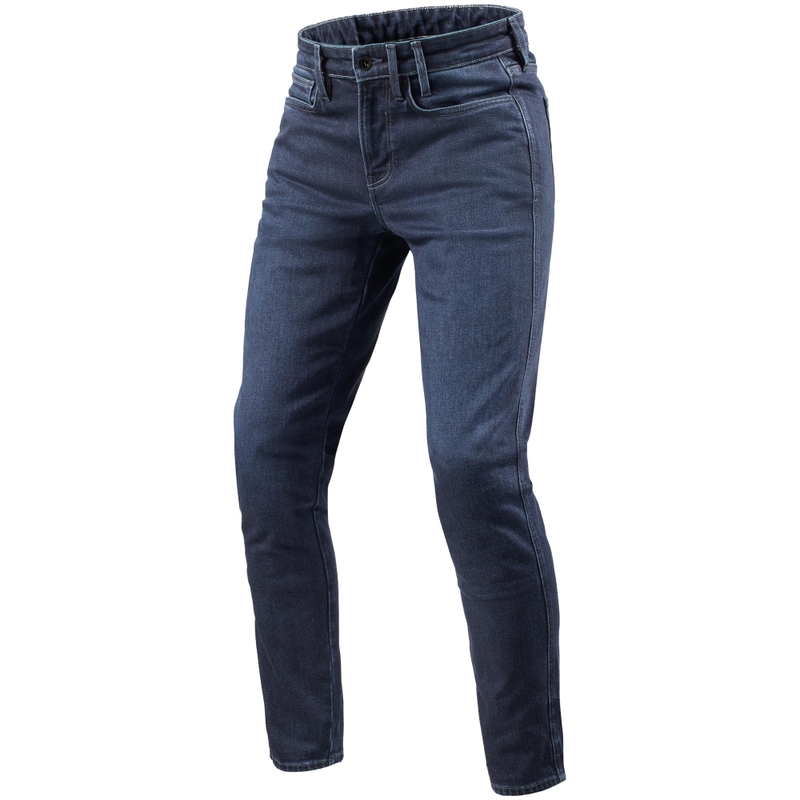 Revit Kai Skinny Mid Blue Stone Cropped moottoripyöräfarkut farkut