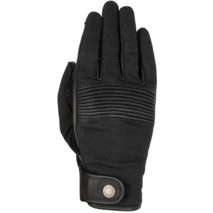 Naisten Oxford Kickback Moottoripyöräkäsineet Musta