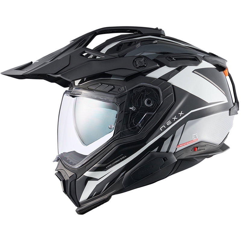 Enduro moottoripyöräilykypärä Nexx X.WED3 Gobi valkoinen-harmaa alennusmyynti