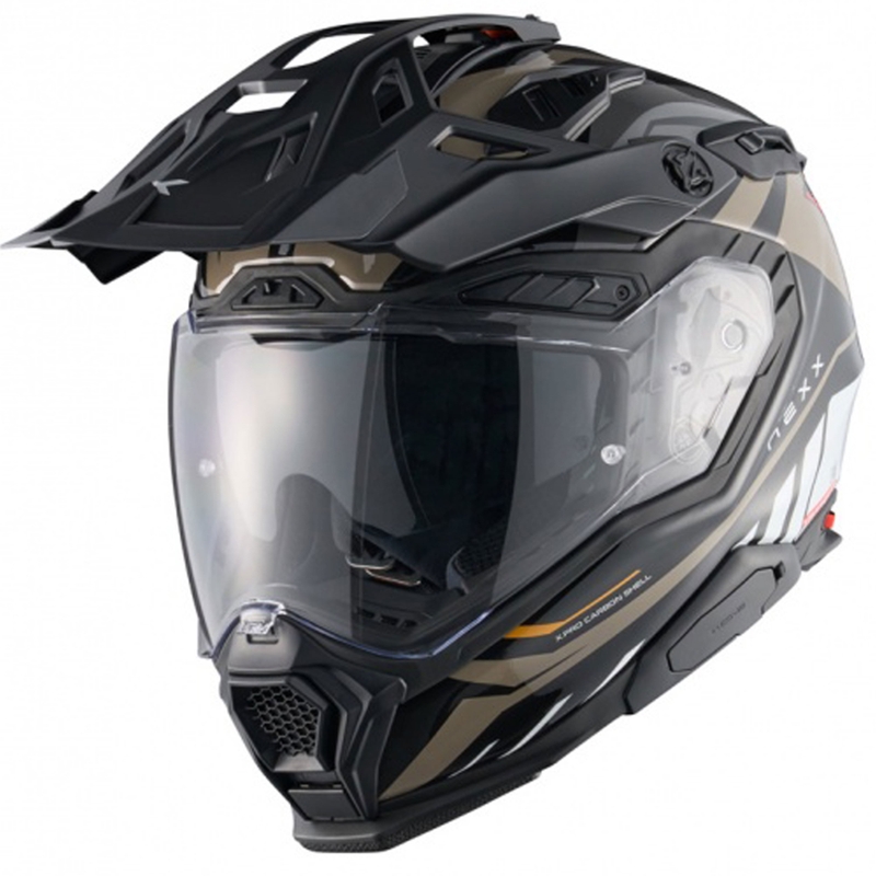 Enduro moottoripyöräilykypärä Nexx X.WED3 Gobi hiekka-valkoinen