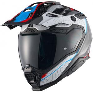 Enduro-moottoripyöräilykypärä Nexx X.WED3 Furka sini-punainen