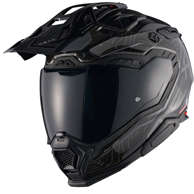 Enduro moottoripyöräilykypärä Nexx X.WED3 Furka musta-harmaa
