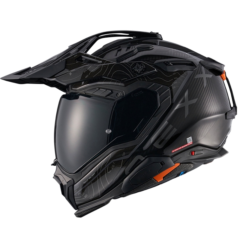 Enduro moottoripyöräilykypärä Nexx X.WED3 Furka musta-harmaa