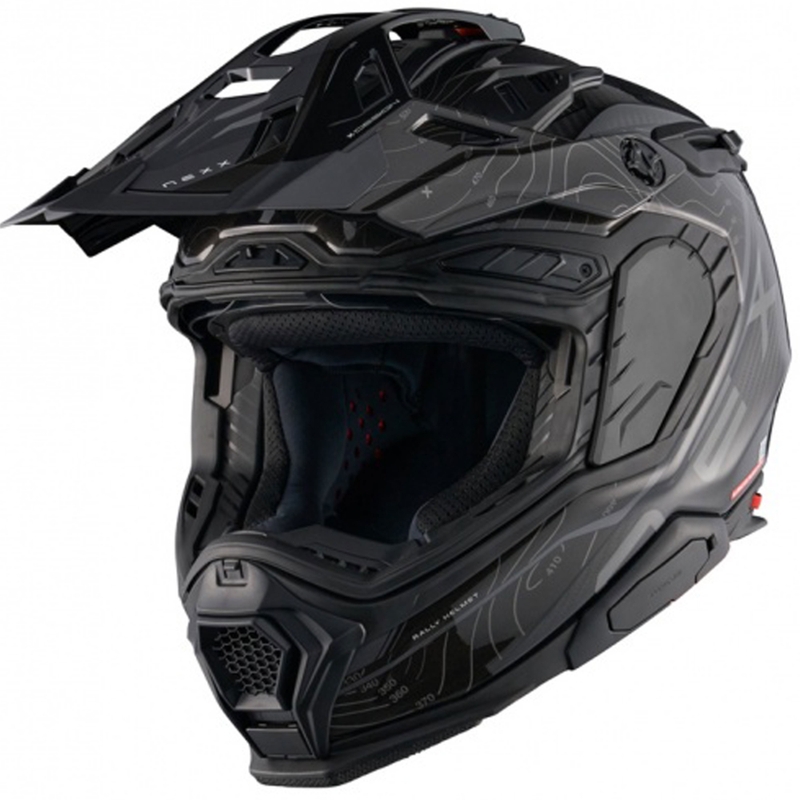 Enduro moottoripyöräilykypärä Nexx X.WED3 Furka musta-harmaa