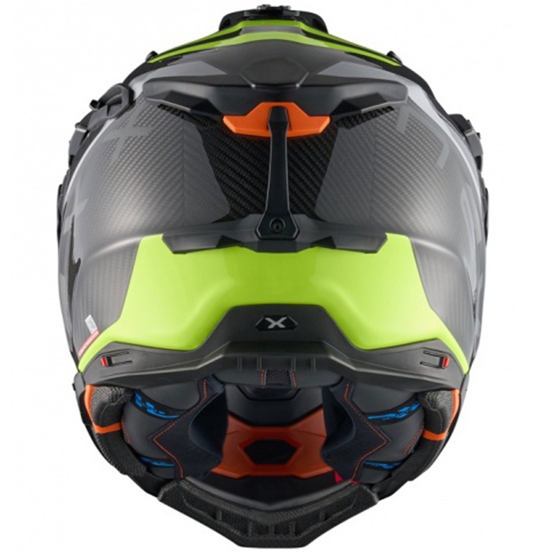 Enduro-moottoripyöräilykypärä Nexx X.WED3 Furka harmaa-fluo-keltainen