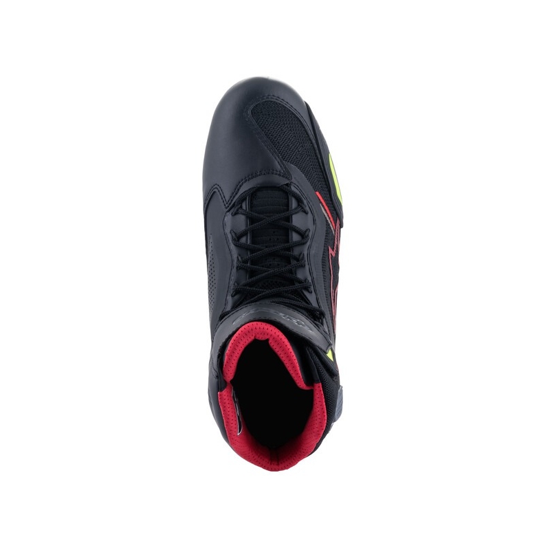 Alpinestars Faster 3 Rideknit Black-Red-Fluo Yellow-Grey Moottoripyöräilykengät
