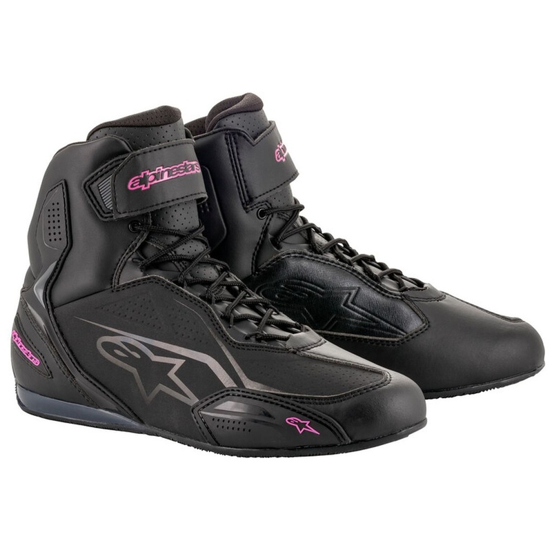 Dámské boty na motorku Alpinestars Stella Faster 3 černo-fialové