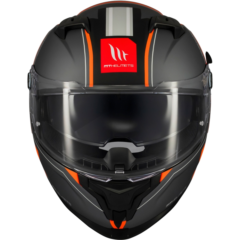 MT Braker SV Charm integraalinen moottoripyöräilykypärä matta musta-oranssi