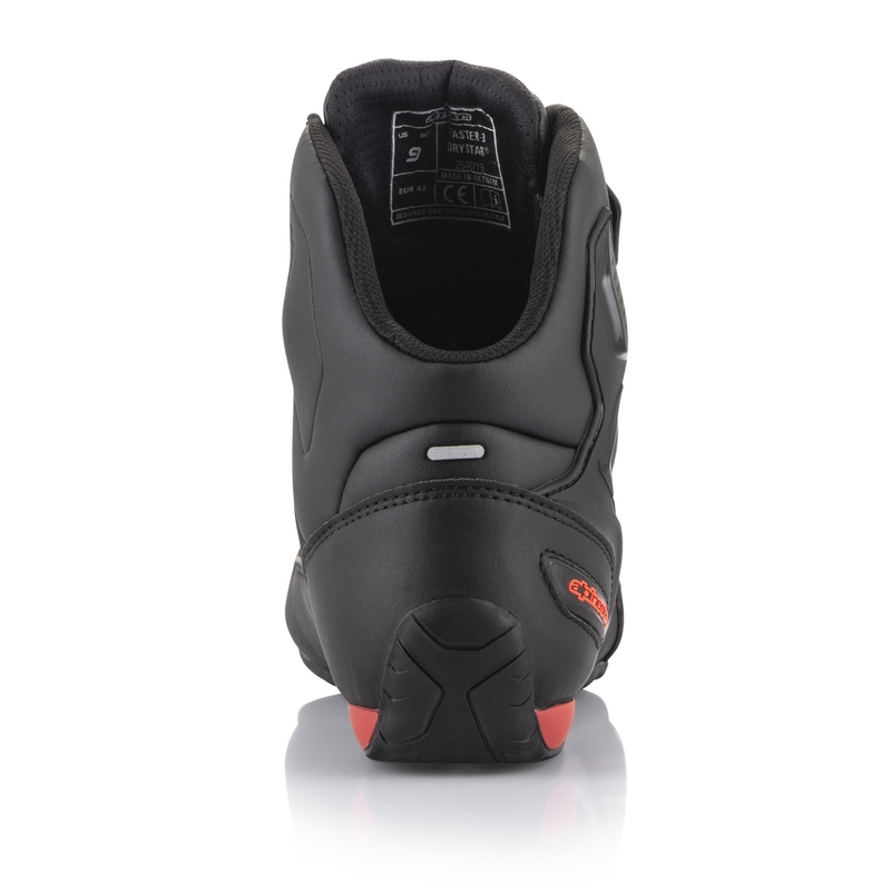 Alpinestars Faster 3 Drystar Musta-Fluo Red Moottoripyöräilykengät