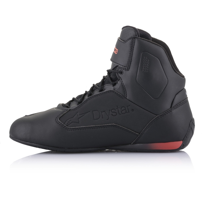 Alpinestars Faster 3 Drystar Musta-Fluo Red Moottoripyöräilykengät