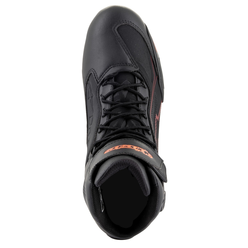 Alpinestars Faster 3 Drystar Musta-Fluo Red Moottoripyöräilykengät