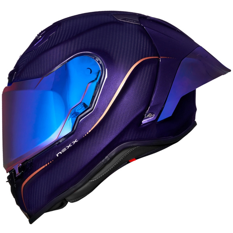 Integroitu kypärä moottoripyörään Nexx X.R3R Hagibis Carbon violetti