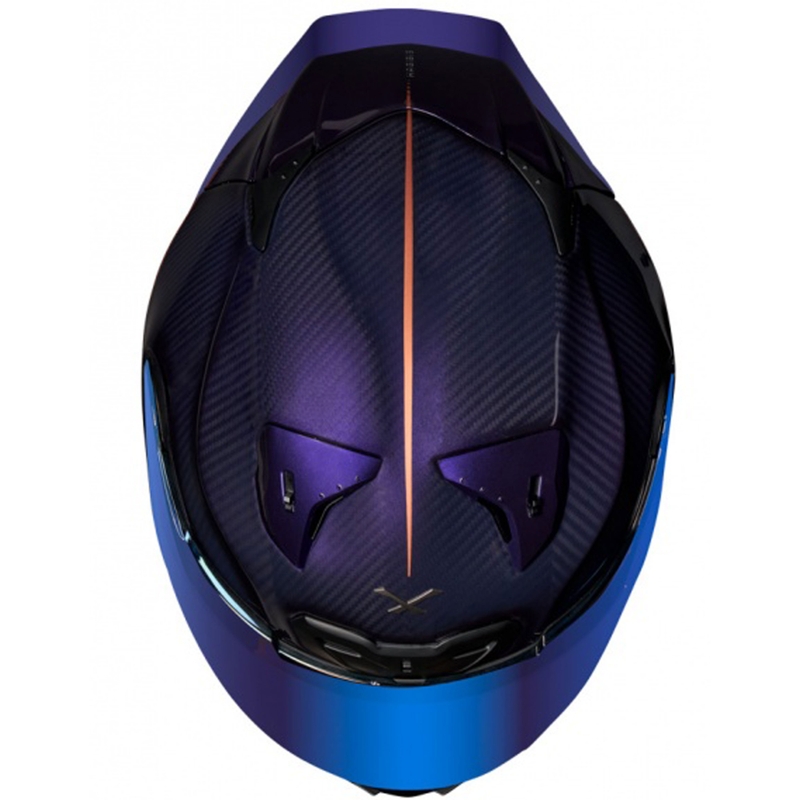 Integroitu kypärä moottoripyörään Nexx X.R3R Hagibis Carbon violetti