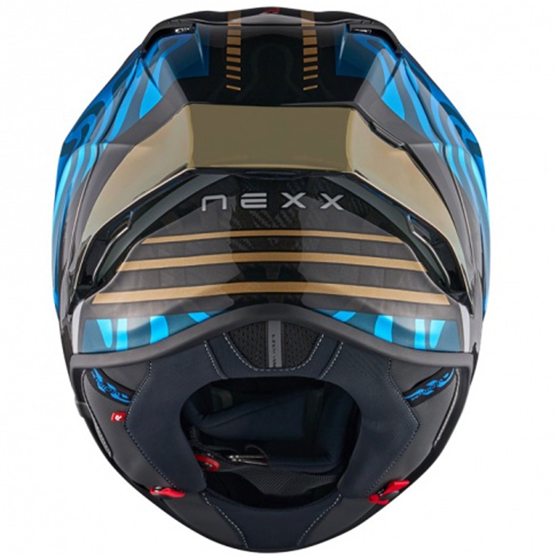 Nexx X.R3R Swirl integraali moottoripyöräilykypärä turkoosi