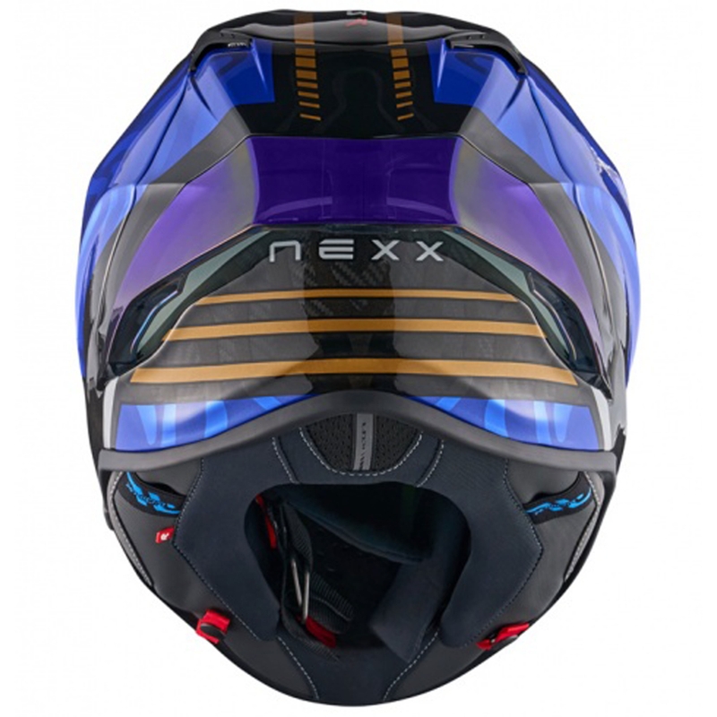 Nexx X.R3R Swirl integraali moottoripyöräilykypärä tummansininen alennusmyynti