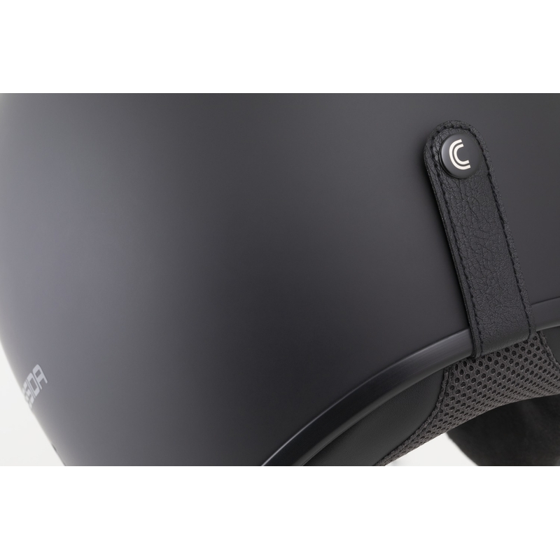 Cassida Oxygen 2.0 Solid Matte Black-Dark Grey Avoin moottoripyöräilykypärä