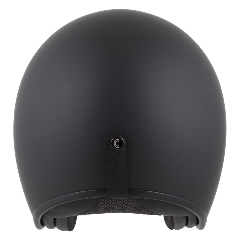 Cassida Oxygen 2.0 Solid Matte Black-Dark Grey Avoin moottoripyöräilykypärä
