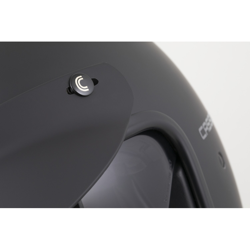 Cassida Oxygen 2.0 Solid Matte Black-Dark Grey Avoin moottoripyöräilykypärä