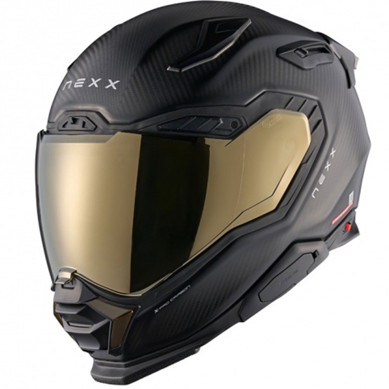 Integroitu moottoripyöräilykypärä Nexx X.WST3 Zero PRO Carbon matta kultainen