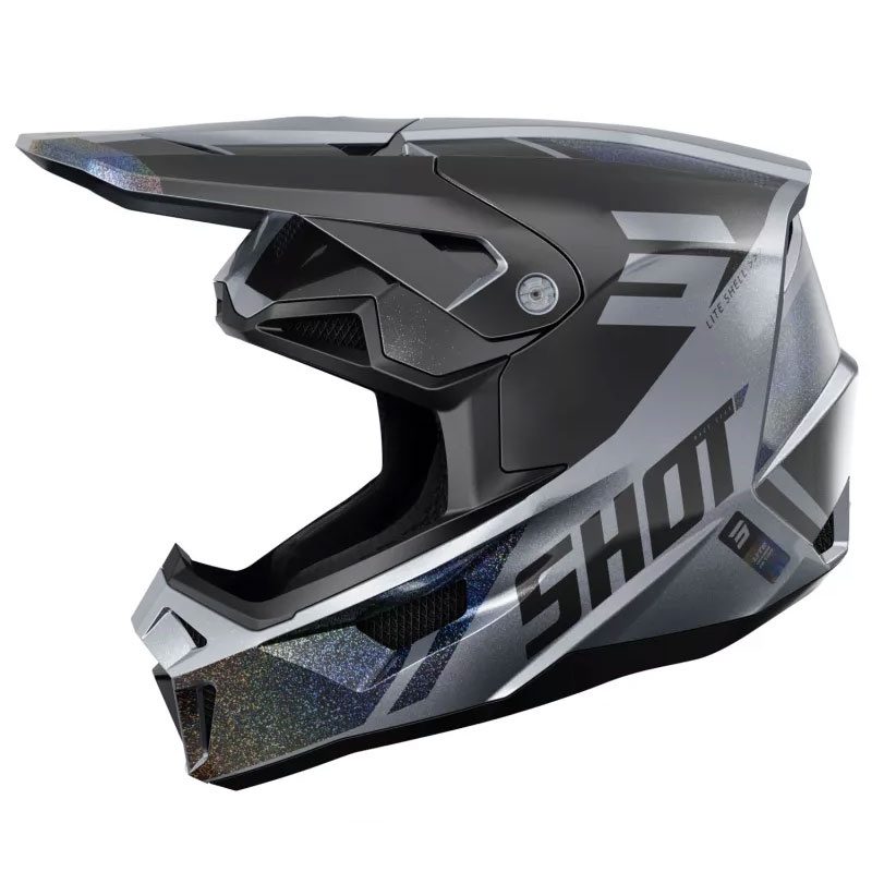 Motocross kypärä Shot Lite Ultra Matte Holographic Ultra Matte Holografinen