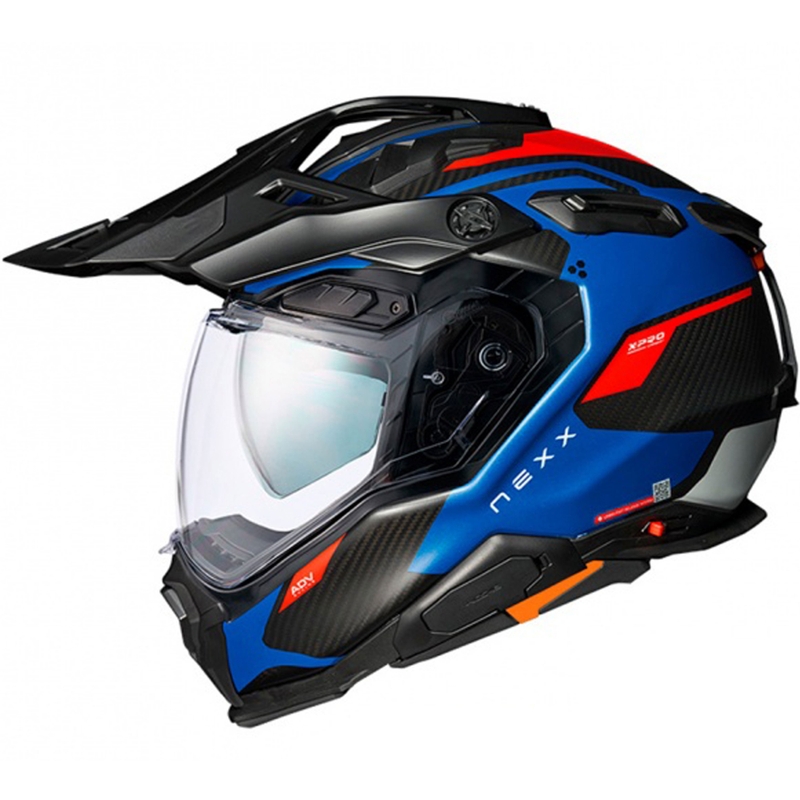 Enduro kypärä Nexx X.WED3 Keyo sininen-punainen alennusmyynti