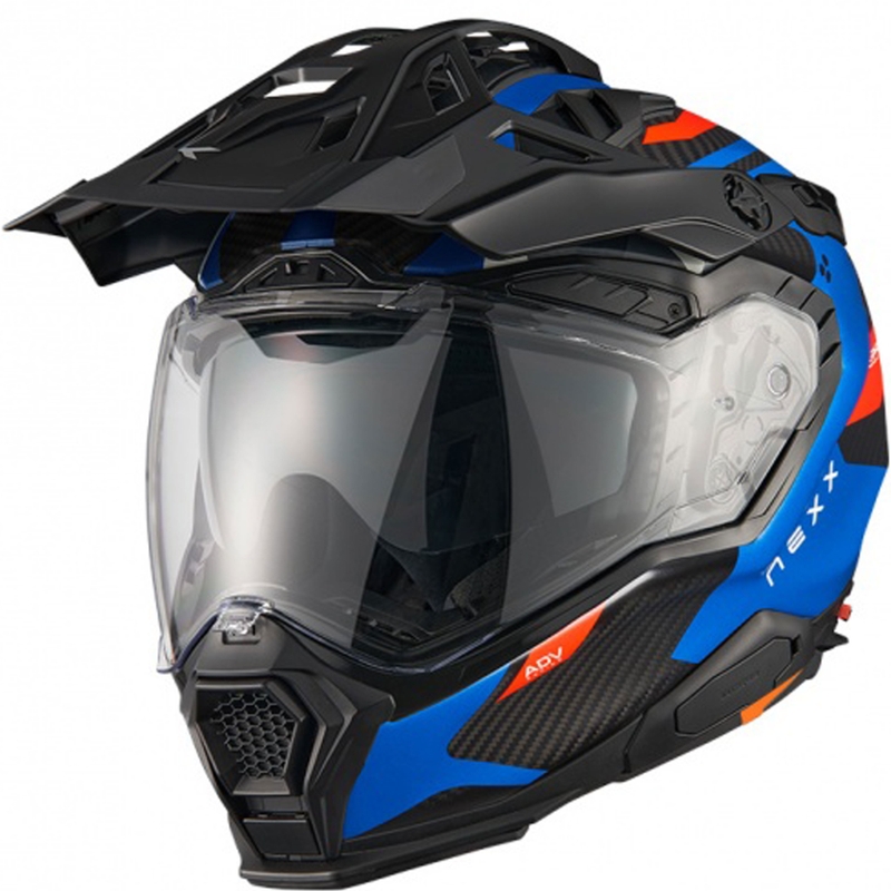 Enduro kypärä Nexx X.WED3 Keyo sininen-punainen alennusmyynti