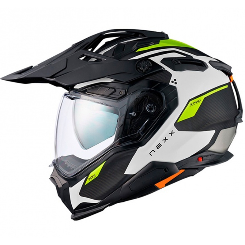 Enduro kypärä Nexx X.WED3 Keyo valkoinen-fluo-vihreä alennusmyynti