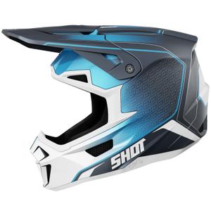 Motocross kypärä Shot Lite Challenger matta sininen