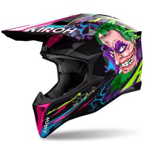 Motocross kypärä Airoh Wraaap Music monivärinen