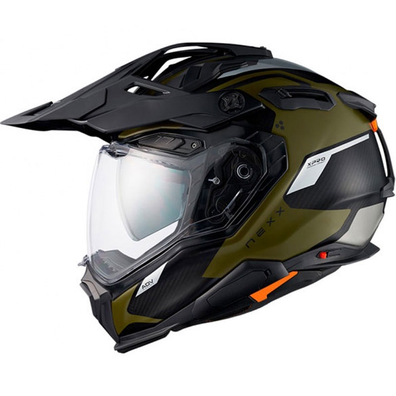 Enduro kypärä Nexx X.WED3 Keyo vihreä-hopea