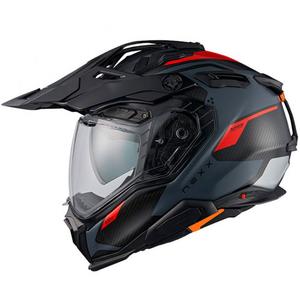 Enduro kypärä Nexx X.WED3 Keyo harmaa-punainen