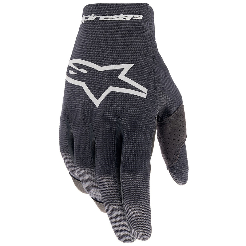 Alpinestars Radar lasten motocross käsineet musta ja hopea