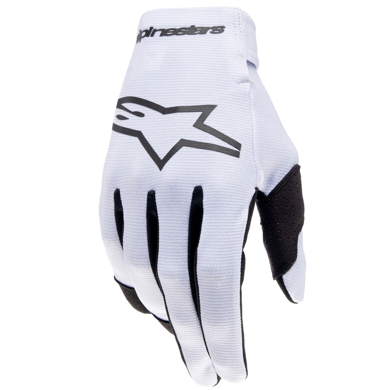 Alpinestars Radar lasten motocross-hanskat vaaleanharmaa-musta