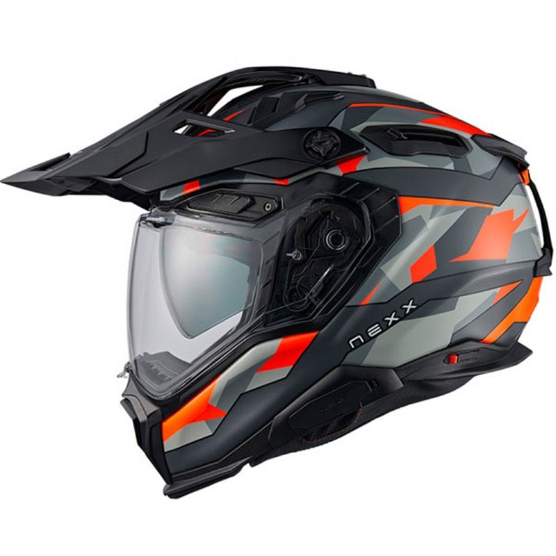 Enduro kypärä Nexx X.WED3 Trailmania oranssi-harmaa