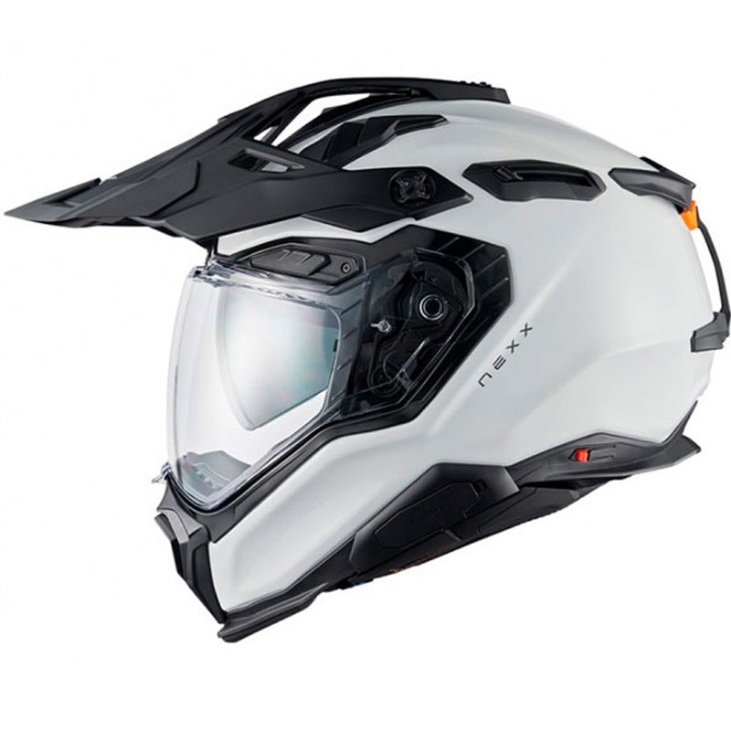 Enduro kypärä Nexx X.WED3 Plain helmiäisvalkoinen alennusmyynti