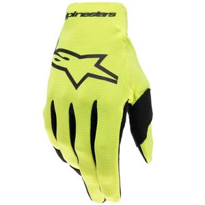 Lasten motocross-hanskat Alpinestars Radar fluo keltainen-musta