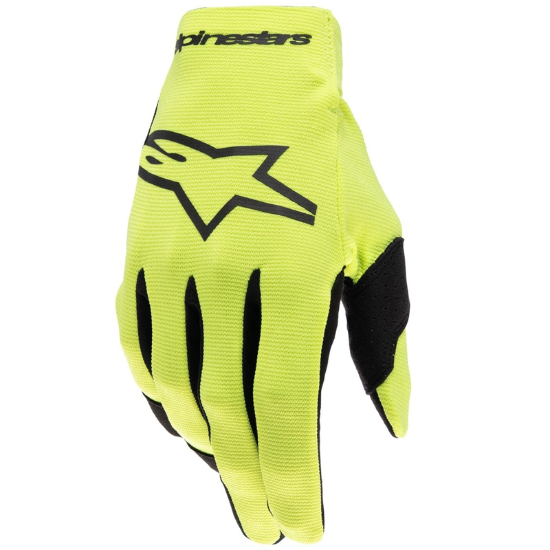 Lasten motocross-hanskat Alpinestars Radar fluo keltainen-musta