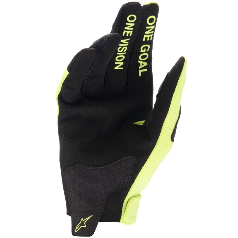 Lasten motocross-hanskat Alpinestars Radar fluo keltainen-musta