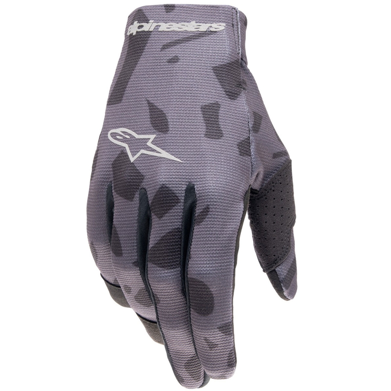 Lasten motocross-hanskat Alpinestars Radar harmaa camo-musta