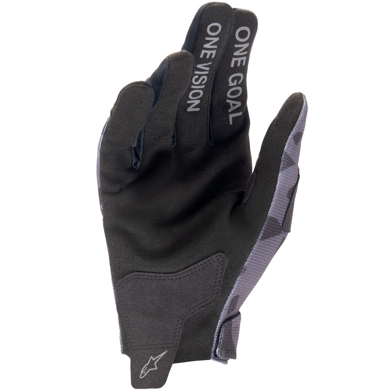 Lasten motocross-hanskat Alpinestars Radar harmaa camo-musta