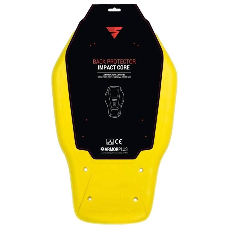 Selkärangan suojus Shima Impact Core B-M keltainen