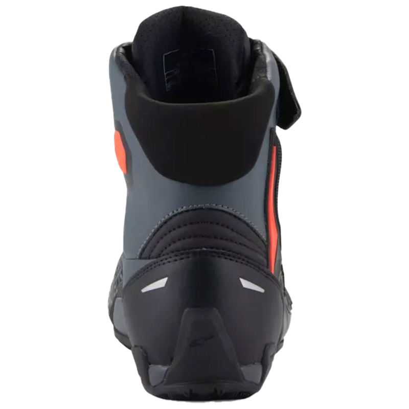 Alpinestars Faster-4 musta-harmaa-fluo-punainen moottoripyörä saappaat
