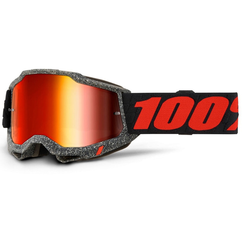 Lasten motocross lasit 100% - USA ACCURI 2 Huaraki punainen pleksi