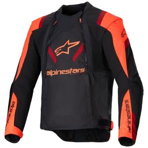 Alpinestars T-Stunt Air musta-fluo-punainen-punainen moottoripyörätakki