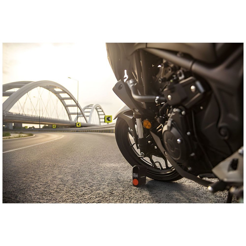 Mini AKU kompressori Interphone musta