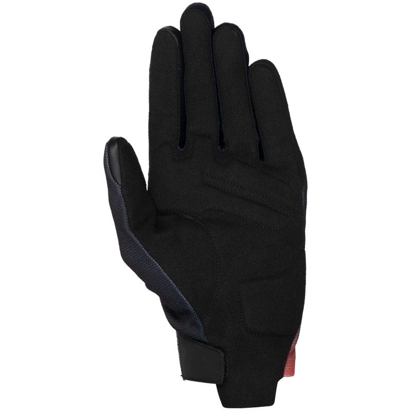 Alpinestars Reef V2 musta-fluo-punainen-valkoinen moottoripyöräilykäsineet