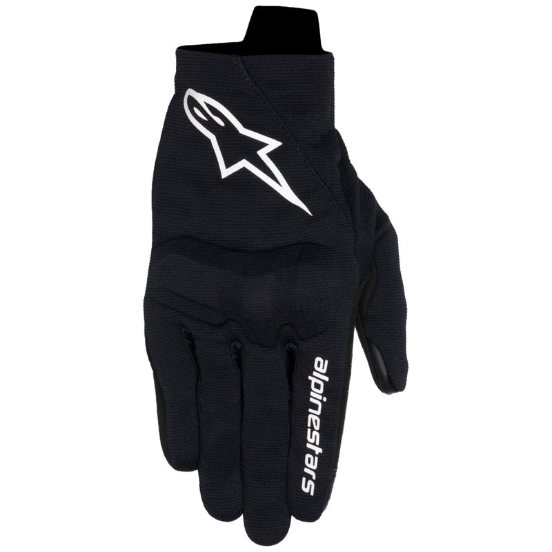 Alpinestars Reef V2 mustavalkoiset moottoripyöräilyhanskat