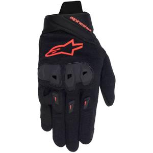 Alpinestars Stella SP X 1 Musta-Fluo Red Naisten moottoripyöräilykäsineet
