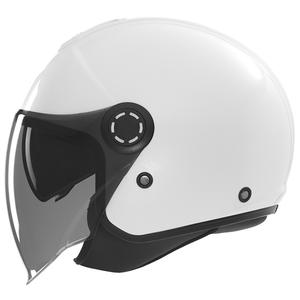 Avoin moottoripyöräkypärä NOX N182 valkoinen